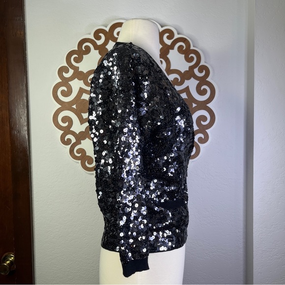 Guess Los Angeles sequin cardigan New Years - Picture 6 of 11